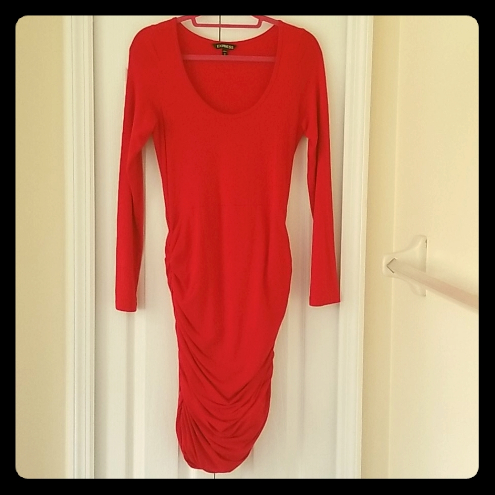 Red dress by Express